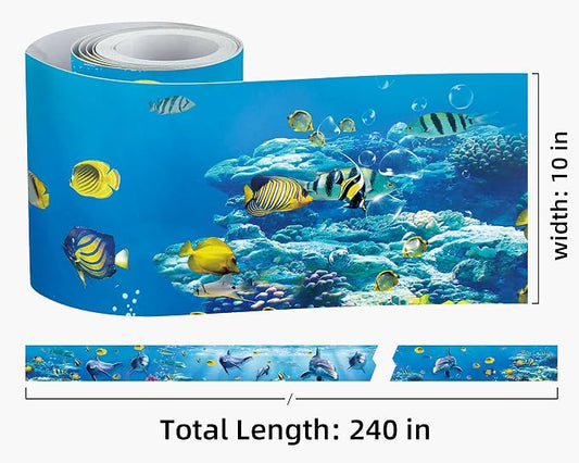 FLFK Peel and Stick Wallpaper Border Wall Decals - Image 2
