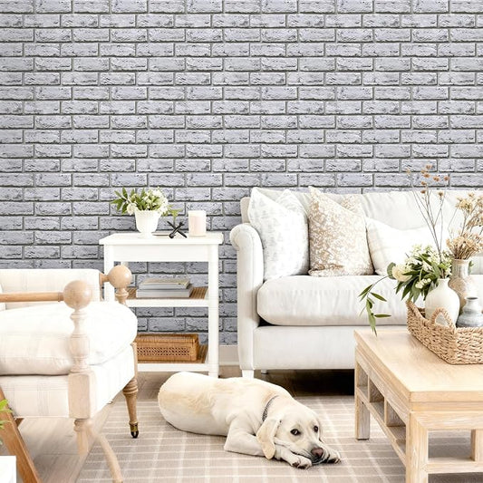 Commomy Faux Brick Peel and Stick Wall Panels - Image 2