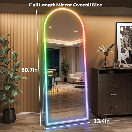 Hasipu Arch Full Length Mirror 81 x 34 in - Image 2