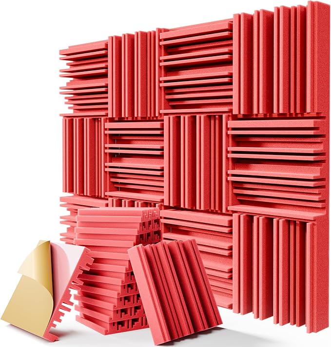 12 Pack Acoustic Foam Panels by ZELMINE