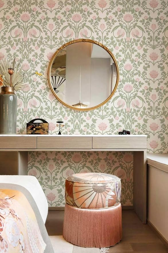 YXTII Floral Wallpaper Peel and Stick - Image 8