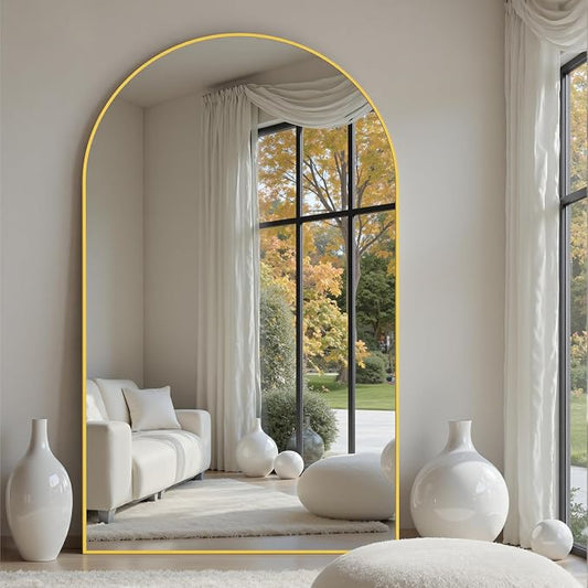 Suidia 82"x44" Arched Full Length Mirror - Image 2
