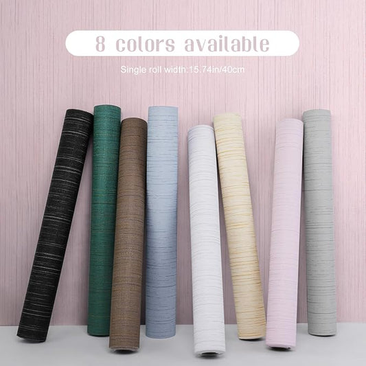 Pink Grasscloth Peel and Stick Wallpaper - Image 2
