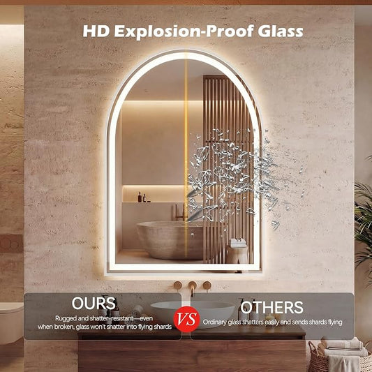 Sweetcrispy 24“×36” LED Bathroom Backlit Mirror - Image 2
