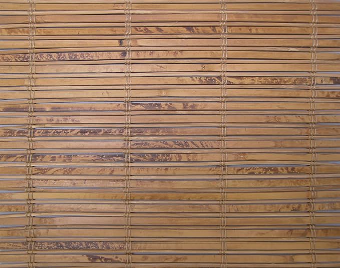 Cordless Woven Wood Roman Shades, 57W x 60H, Winthrop Camel, Sizes 20-72 Wide - Image 7