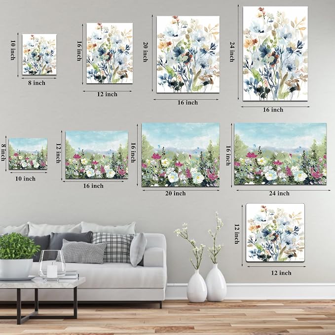 EOBTAIN Zen Stone Framed Wall Art 20x16 Inches Butterfly and Flower Spa - Image 9