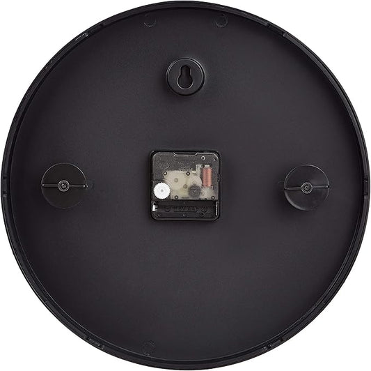 Amazon Basics Classic 12" Round Wall Clock, Silent Non Ticking, Battery Operated - Image 2