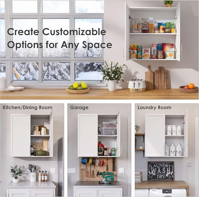 FIMELLO 60" Laundry Room Wall Cabinets - Image 7