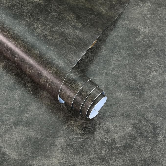 3yecao 31"×1181" Big Roll Large Size Wide Thick Dark Brown Tan Grey Concrete - Image 9