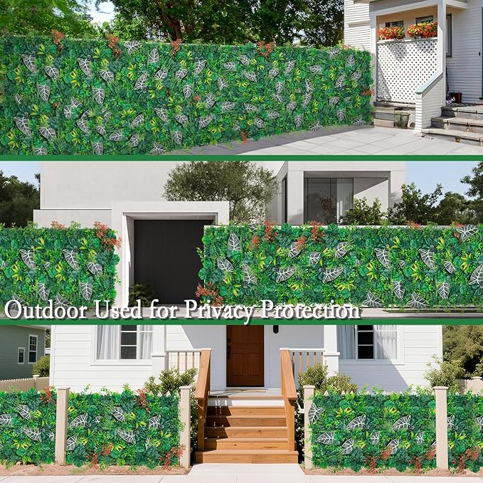 Artificial Grass Wall Roll Panels, Faux Boxwood Green Wall Decor - Image 7