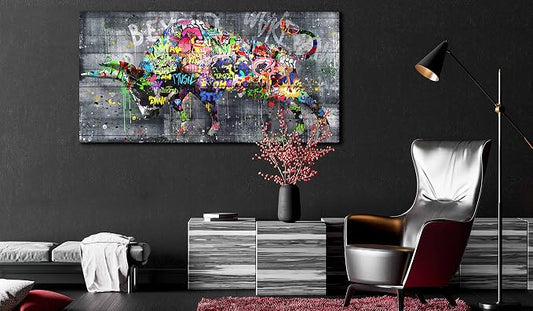 SIXTTART Highland Cow Wall-Art For Living Room Large Size - Image 2