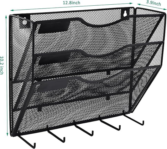 EASEPRES 3 Pocket Mesh Hanging File Organizer - Image 2