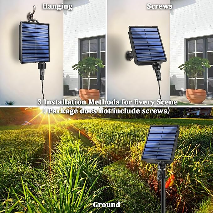 2-Pack 200FT Solar String Lights for Outside, 600 LED Extra-Bright Outdoor with 19 Modes & Timer, Waterproof Fairy Lights for Garden Patio Tree Christmas Decorations (Multicolor)