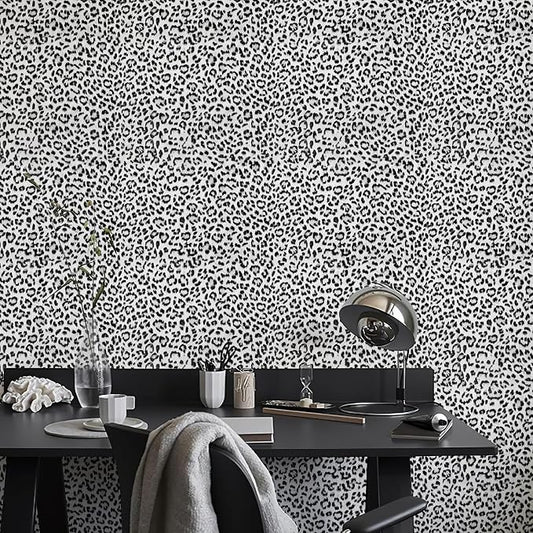 Leopard Print Peel and Stick Wallpaper, Waterproof Removable Self Adhesive - Image 2