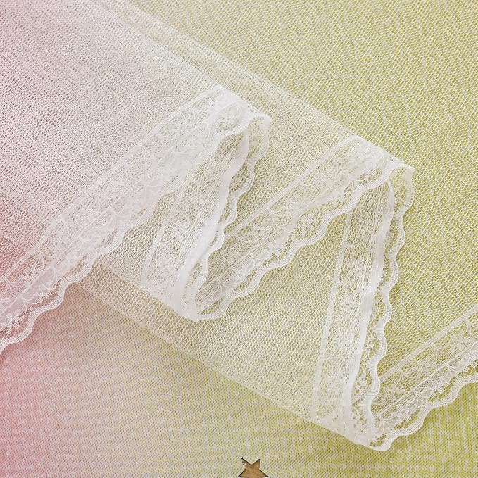 XiDi Curtains for Bedroom Decor, Rainbow Pink PurpleYellow34/45/1 - Image 8