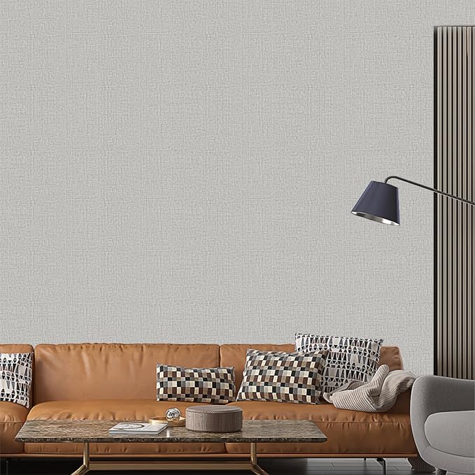 TANONE Contact Paper Peel and Stick, Grasscloth Wallpaper Self Adhesive - Image 9
