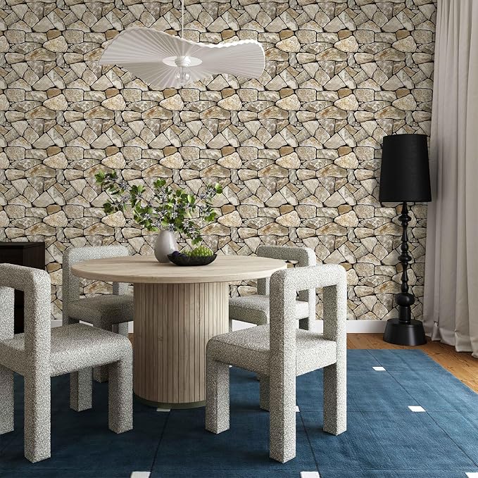 Commomy 3D Faux Stone Peel and Stick Wall Tiles - Image 9