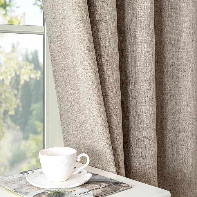IGEMAEVE Linen Blackout Curtains - Image 9
