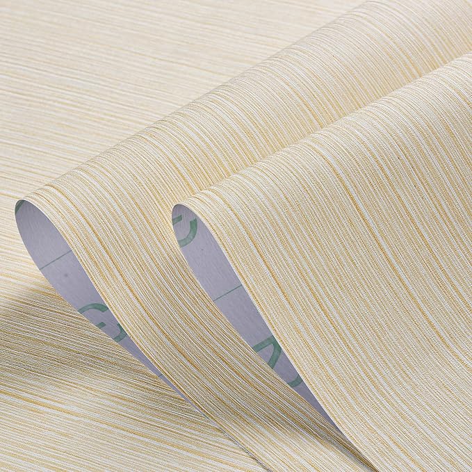 Haimin Grasscloth Wallpaper Textured 24in X 393in Fabric Contact Paper Textured - Image 9