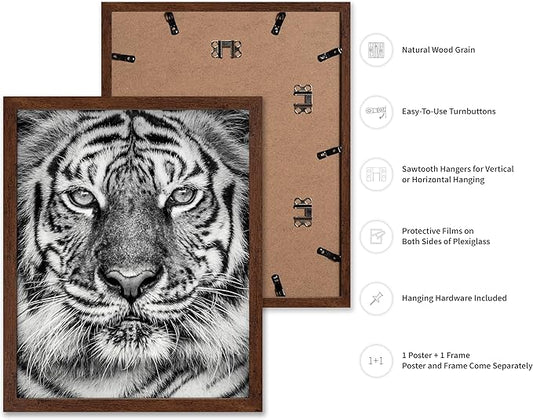 Poster Master Vintage Tiger Face Print - Image 2