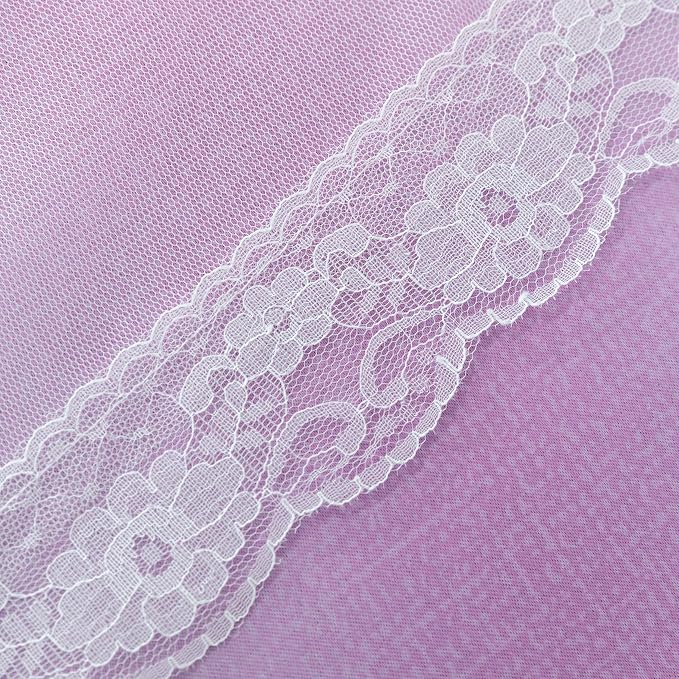 XiDi Curtains for Bedroom Decor, Rainbow Pink Purple/42/54 - Image 6