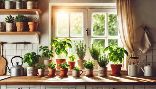 DIY Herb Garden in Your Kitchen Window