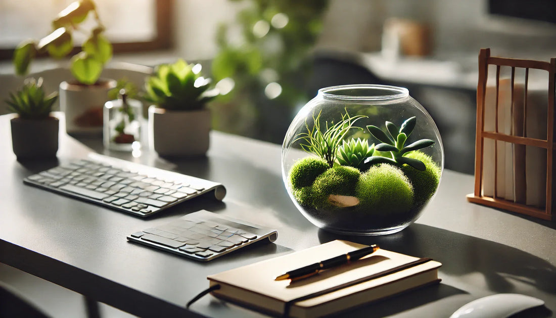 DIY Mini Terrariums for Desk & Gifts