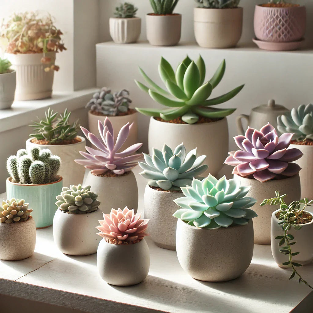 Potted Succulent Plants