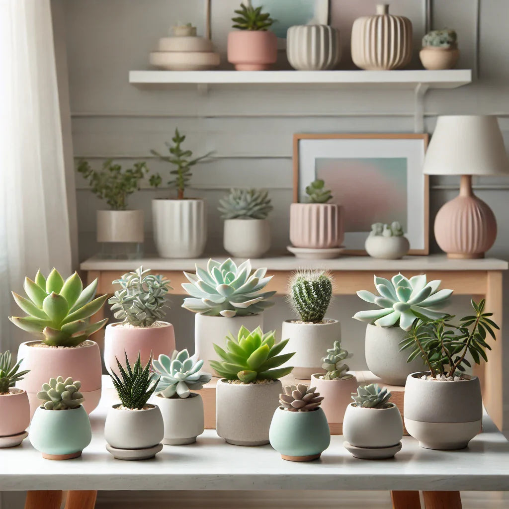 Potted Succulent Plants