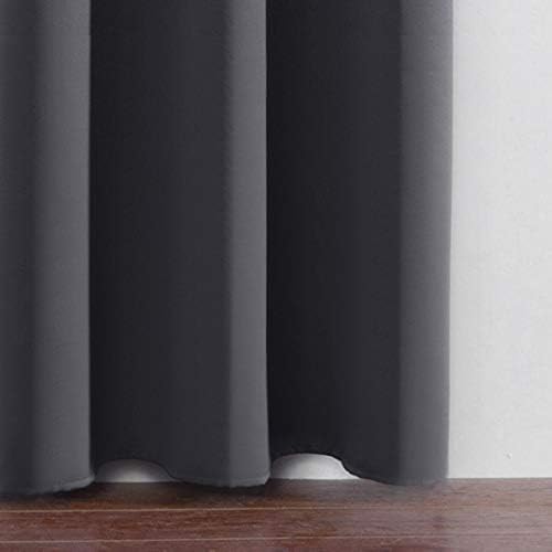 LEMOMO Grey Thermal Blackout Curtains/38 x 84 Inch/Set of 2 Panels Room - Image 9