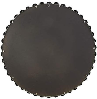 Madison Park Round Mirror, Metal Frame Circle Mirror 36 inch, Wall Art Decor - Image 8