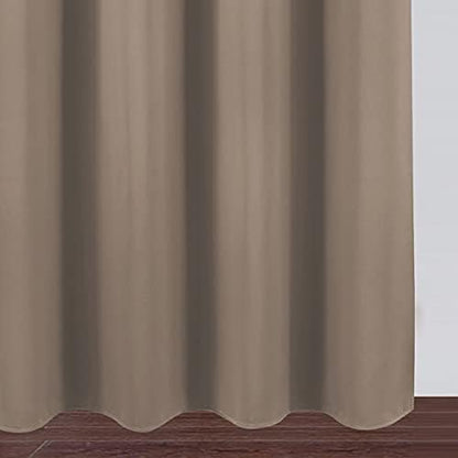 LEMOMO Cappuccino Thermal Blackout Curtains/52 x 108 Inch/Set of 2 Panels Room - Image 6