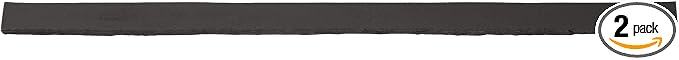2-Pack Graphite Faux Stone Ledger & Trim Panels, Decorative High-Density by Wallwell