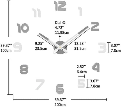 VANGOLD Design XL Size Wall Clock - Image 3