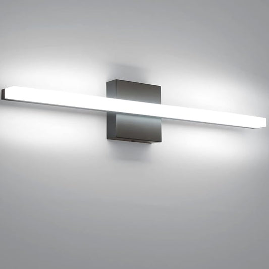 Combuh Bathroom Light Fixtures Dimmable Black Vanity Lights Bar 24 Inch 14W by Combuh
