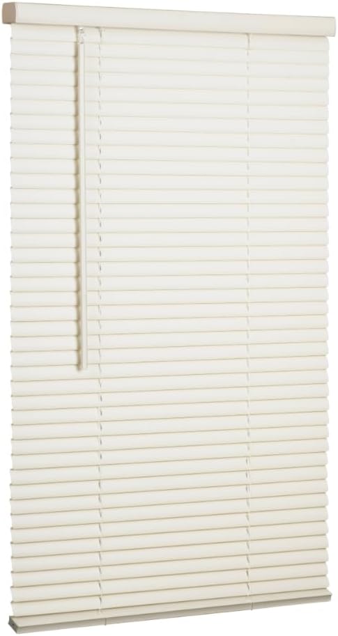 LOTUS & WINDOWARE Blinds 1 inch Cordless Mini Vinyl Wand Control by LotusWindoware