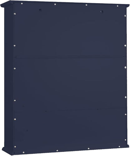 TaoHFE Blue Bathroom Over The Toilet Storage Cabinet, Wall Medicine Cabinet - Image 10