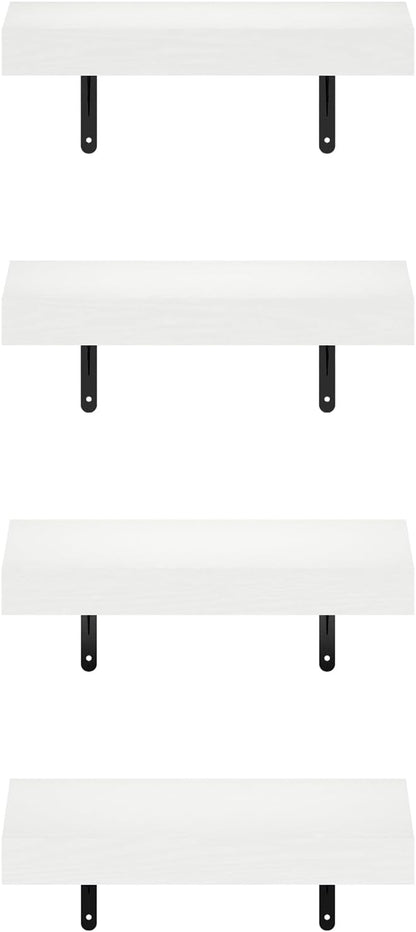 Furinno Tanna Floating Shelves for Wall Set of 4, 15-Inch Wall Shelf, Wall - Image 6