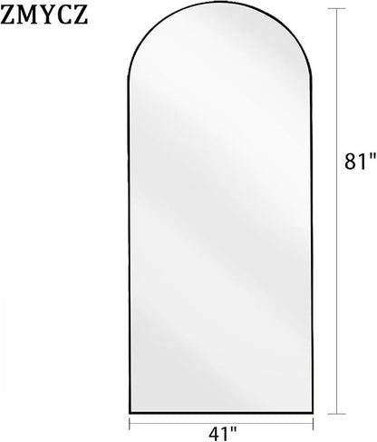 Floor Length Mirror, Wall Mounted Mirrors, Arched-Top Body Mirror - Image 4