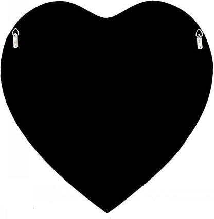 DMDFIRST Crystal Crush Diamond Heart Shaped Silver Mirror - Image 7