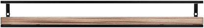Meangood Floating Shelves Wall Mounted Set of 2, Rustic Wood Wall Storage - Image 5