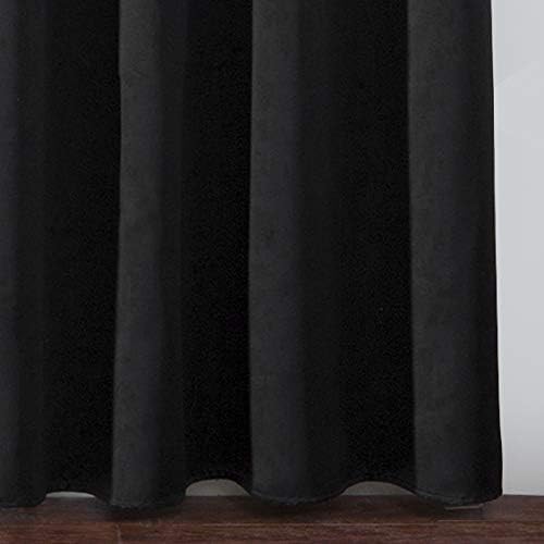 LEMOMO Black Thermal Blackout Curtains/52 x 45 Inch/Set of 2 Panels Room - Image 9