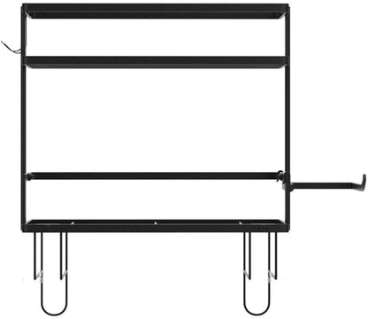 Godboat Bathroom Organizers, 2-Tier Over Toilet Storage, Floating Shelves - Image 4