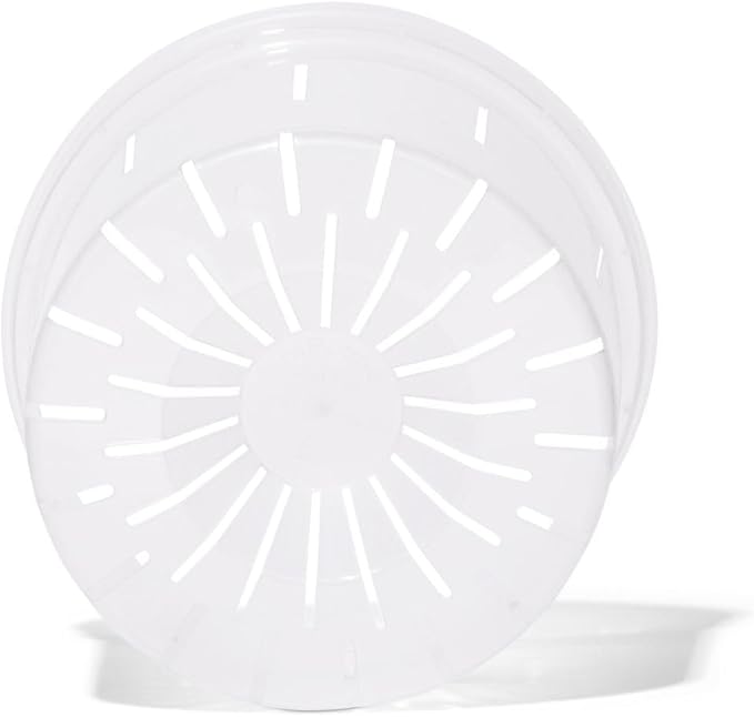 rePotme 3 inch Orchid Pot 3 Pack - Slotted Orchid Pots with Holes for Repotting (Crystal Clear)