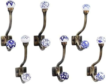 IndianShelf 44Lb. 6 Pieces Heavy Duty Decorative Double Hooks by IndianShelf