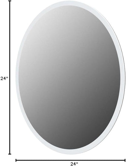 Better Bevel Frameless Round Mirror - Image 10