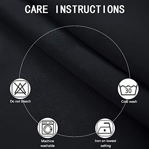 LEMOMO Blackout Curtains 66 x 95 inch/Black Curtains Set of 2 Panels/Thermal - Image 4