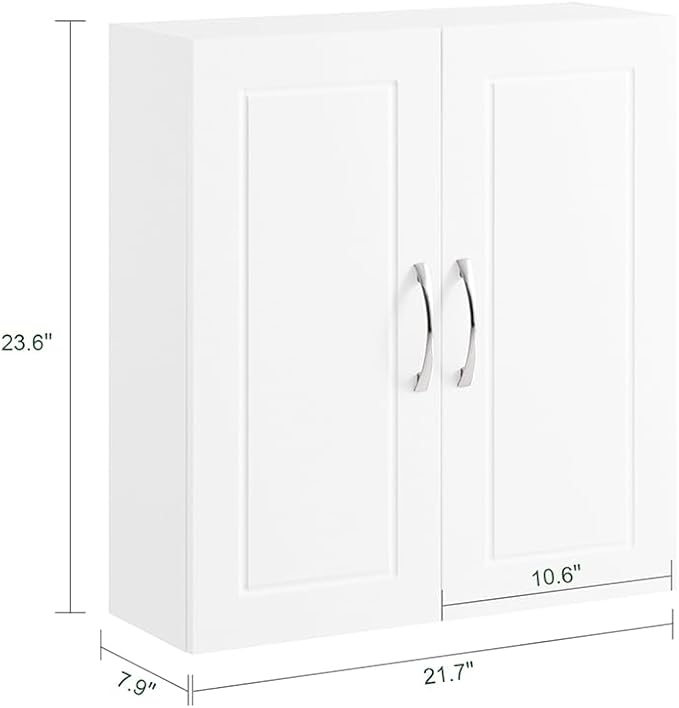 SoBuy Wall Cabinet Over the Toilet, Medicine Cabinet - Image 3