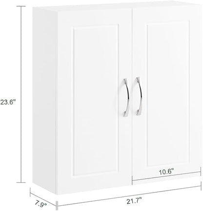 SoBuy Wall Cabinet Over the Toilet, Medicine Cabinet - Image 3