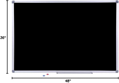 2 Pack Durable 48x36 Inch Large Magnetic Black Chalkboard – Wall-Mounted - Image 8